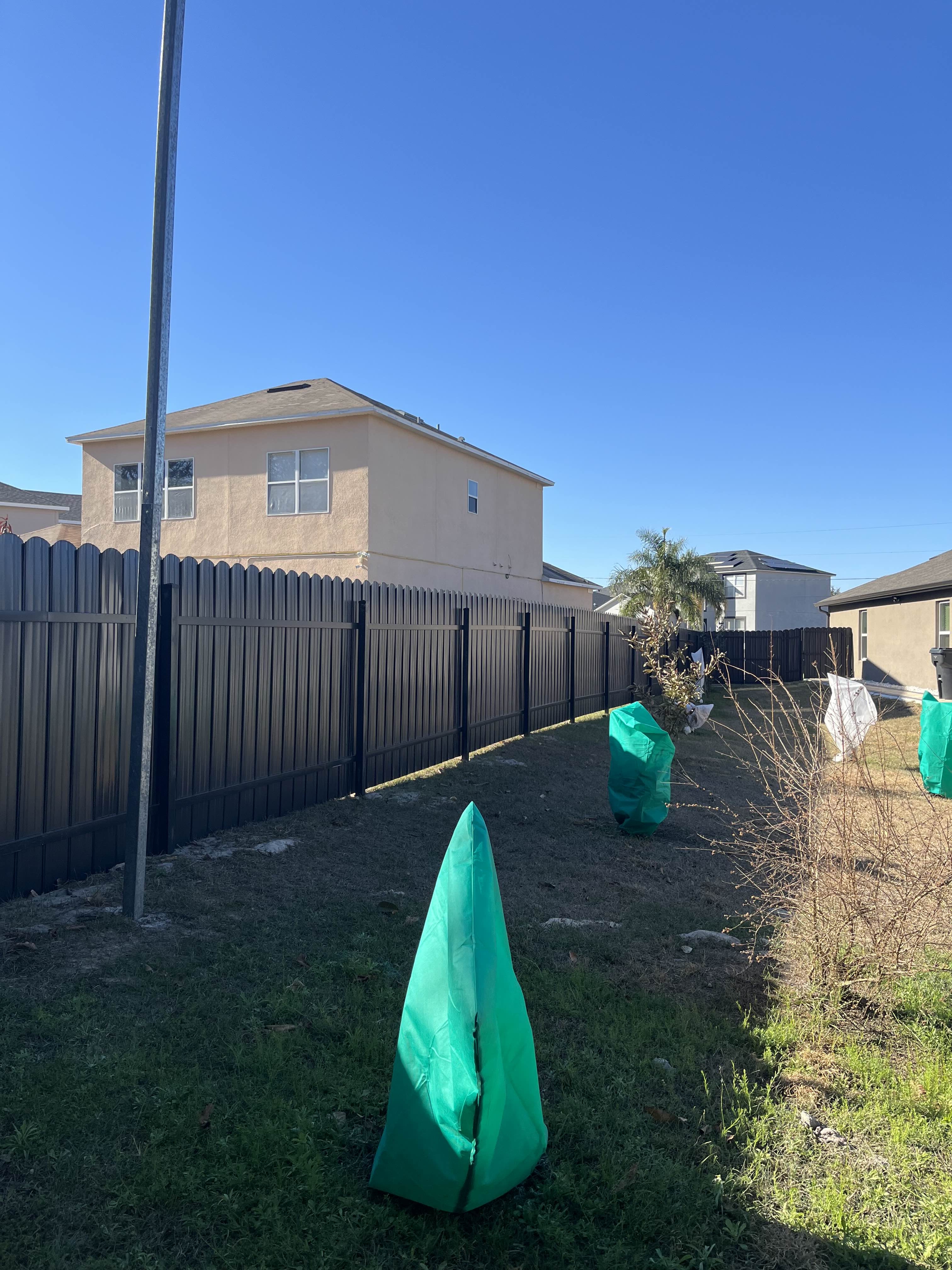 Durafence steel fence installation